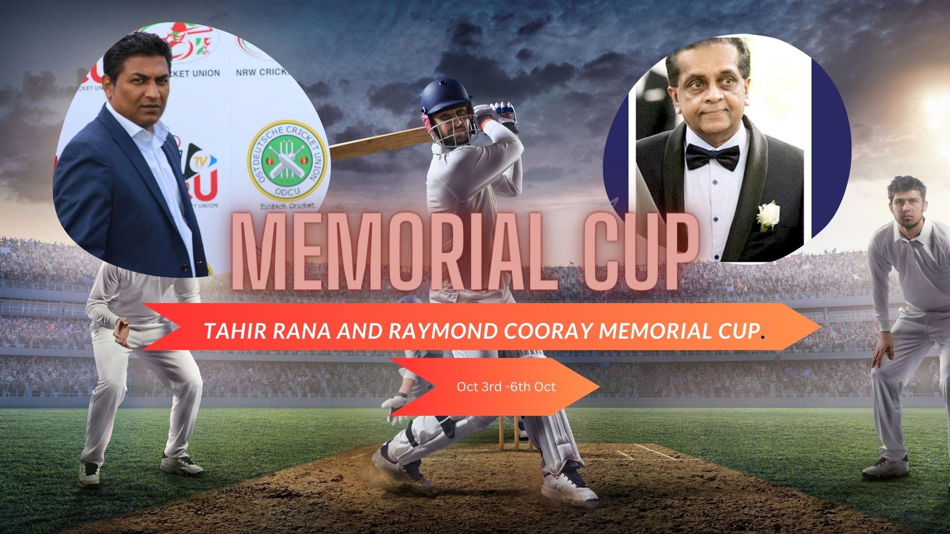 Tahir Rana and Raymond Cooray memorial cup